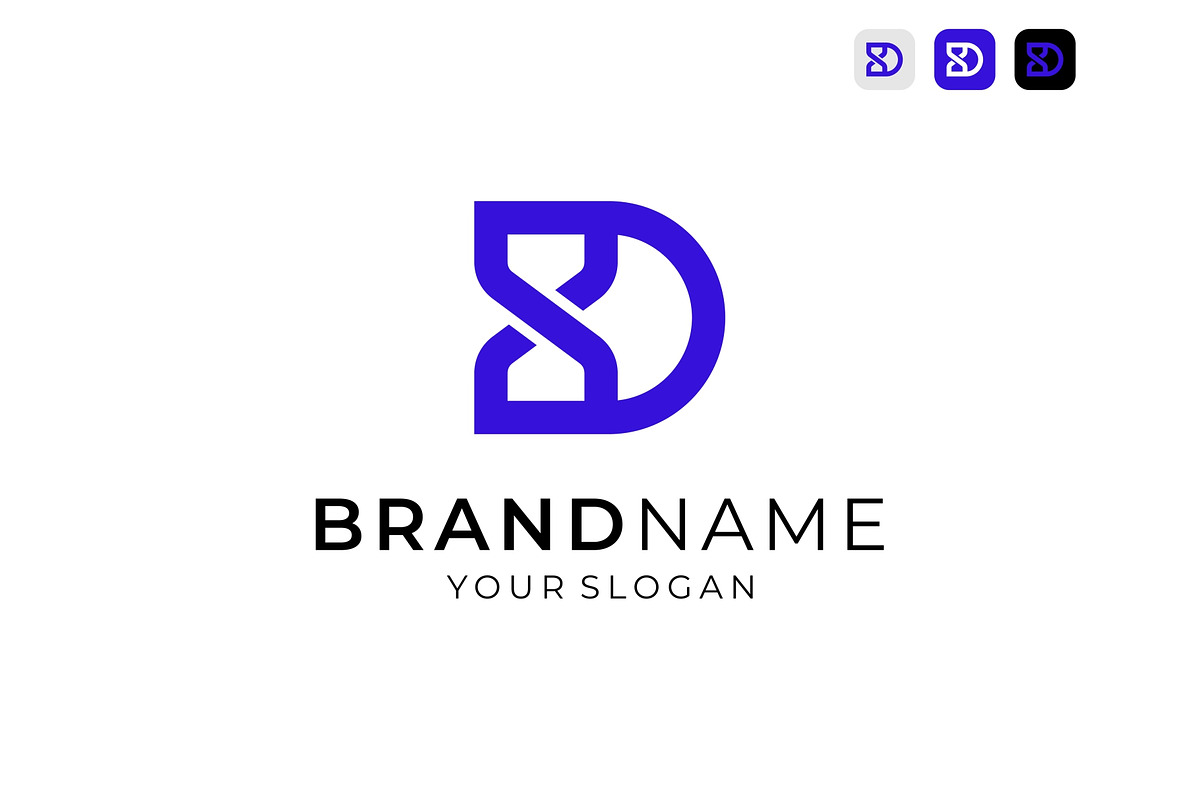 Letter D Hourglass Logo, a Branding & Logo Template by ika trisiana