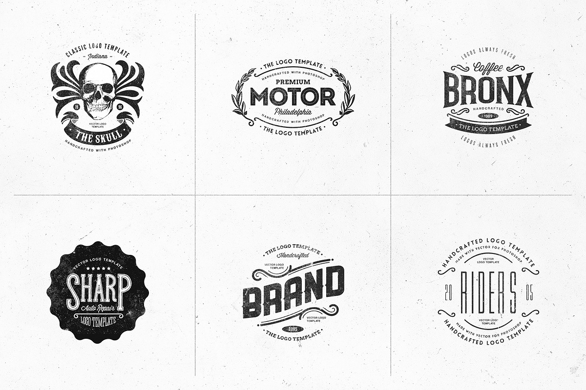 Retro Logo Templates V.03, a Branding & Logo Template by Easybrandz (Photo 3 of 4)