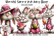 Whimsical Summer Beach Bunny Clipart, an Illustration by OK Design (Thumbnail 1 of 6)