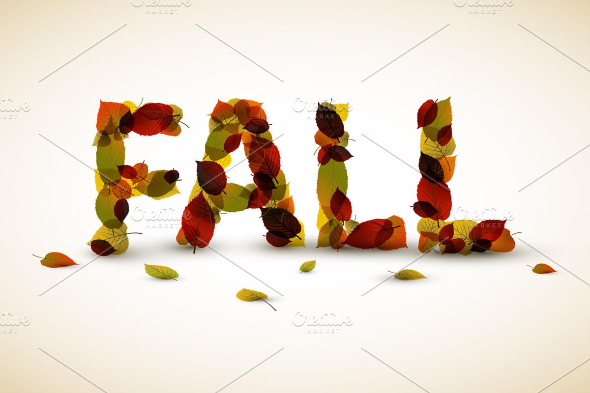 Autumn Leaf Alphabet preview 2