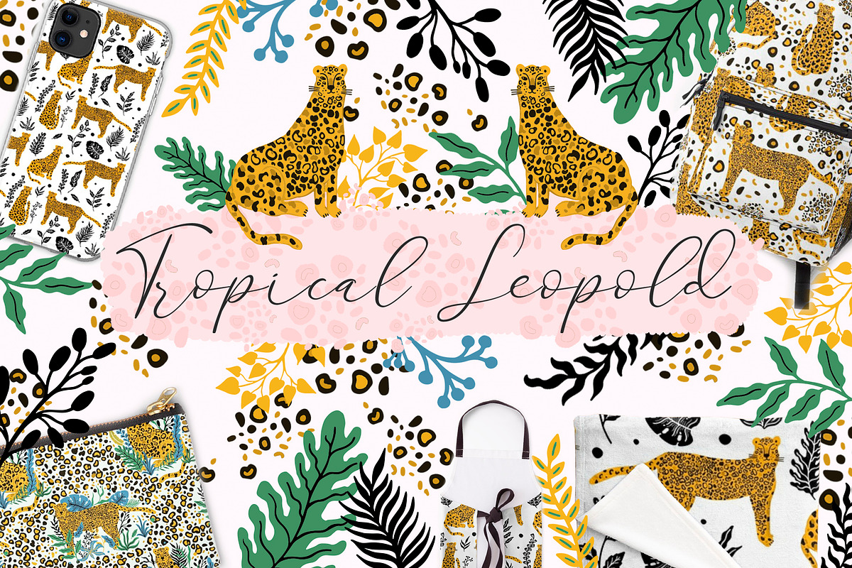 Tropical Leopold collection, an Animal Illustration by Moonflora (Photo 1 of 8)