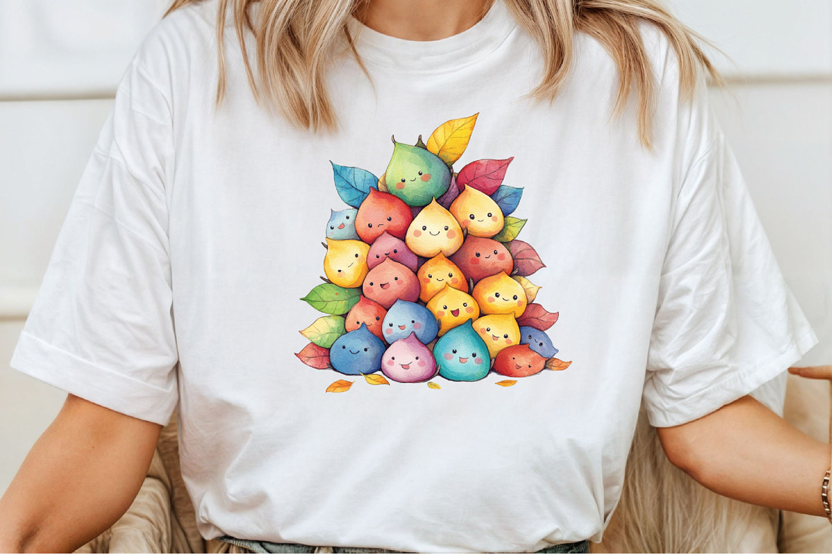 Kawaii Cozy Fall Autumn Clipart, an Illustration by Pixels.Craft (Photo 5 of 7)