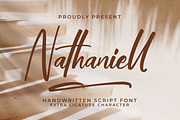 Nathaniell, a Handwritten Font by Integritype Studio (Thumbnail 1 of 15)