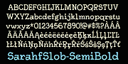 SarahfSlob, a Slab Serif Font by Ingrimayne Type (Thumbnail 9 of 11)