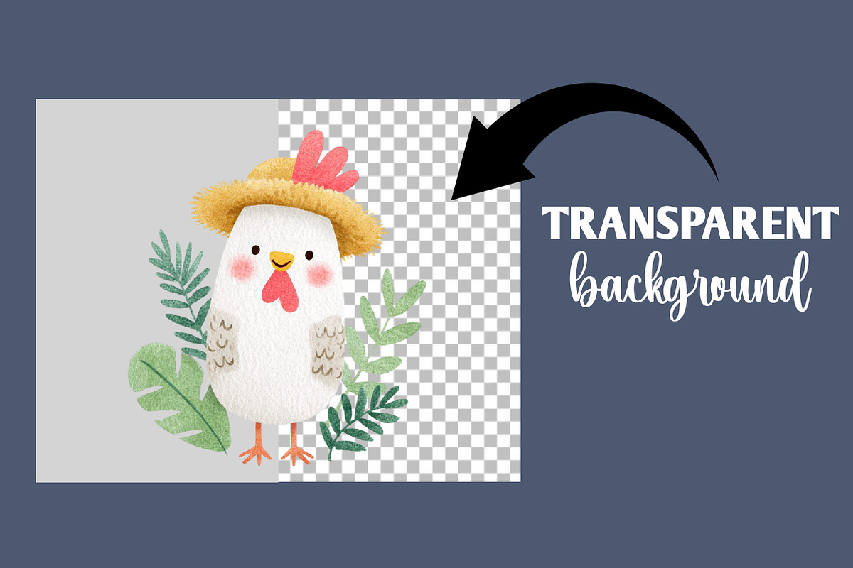 Whimsical Farm Rooster Clipart, an Illustration by Designworld (Photo 5 of 5)