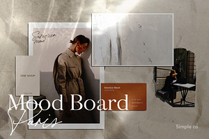 Mood Board Paris / Mockup, a Product Mockup by Simple có