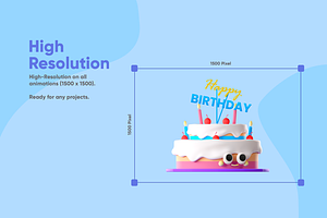 3D Animated Birthday