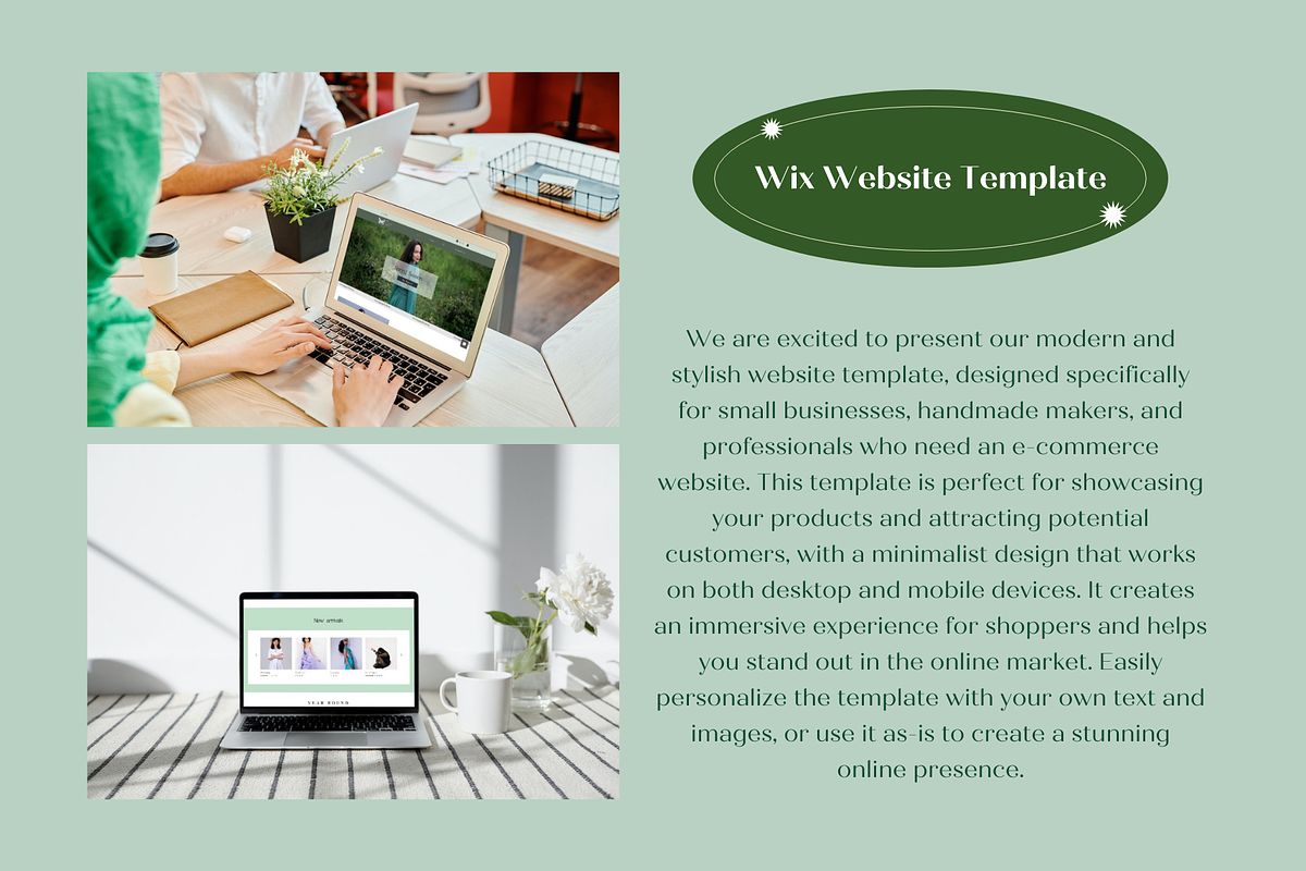 Wix Website Template Aesthetic Shop, a Wix Template by Wixify Studio (Photo 9 of 10)