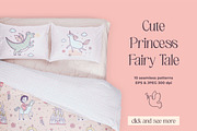 Cute Princess Fairy Tale, an Object Graphic by Apolinarias Art (Thumbnail 4 of 9)
