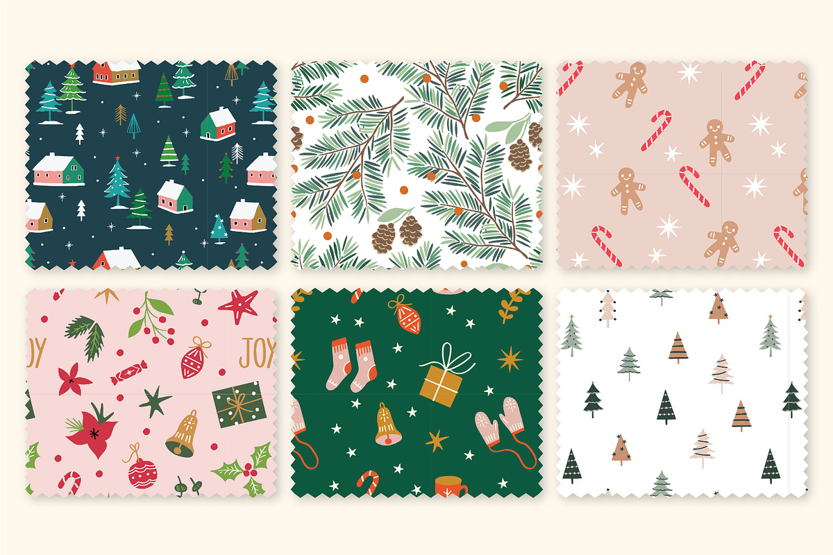 Christmas Cheer Design Kit, a Pattern Graphic by ASTUDIO (Photo 7 of 10)