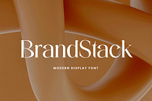BrandStack Modern Display Font