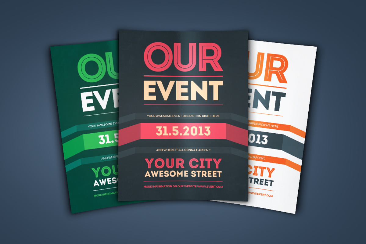 Our Event Flyer PSD Template, a Flyer Template by M K GRAPHICS (Photo 5 of 6)