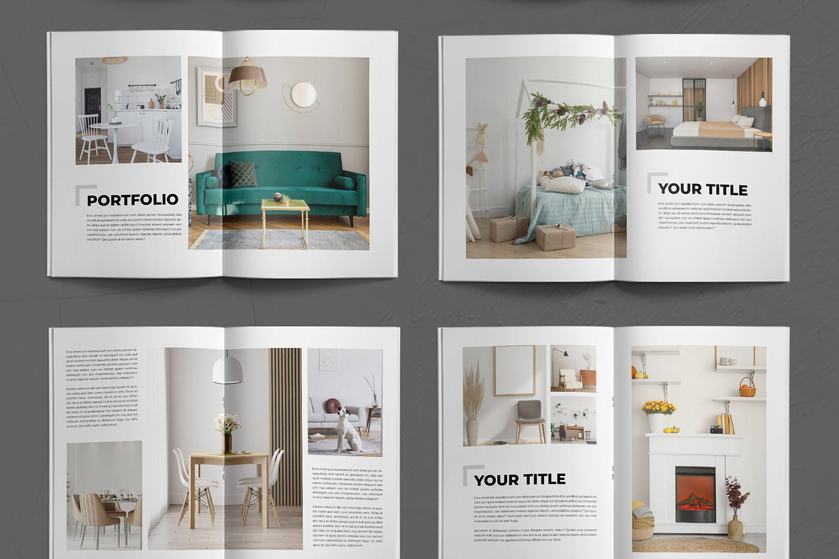 Interior Portfolio Template, a Magazine Template by ContestDesign (Photo 3 of 3)