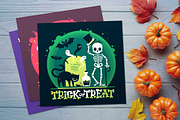 3 Halloween Greeting Cards, an Illustration by tetiana.svirska (Thumbnail 1 of 4)