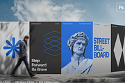 Billboard Mockup, an Advertising Mockup by graphicsauce (Thumbnail 1 of 4)