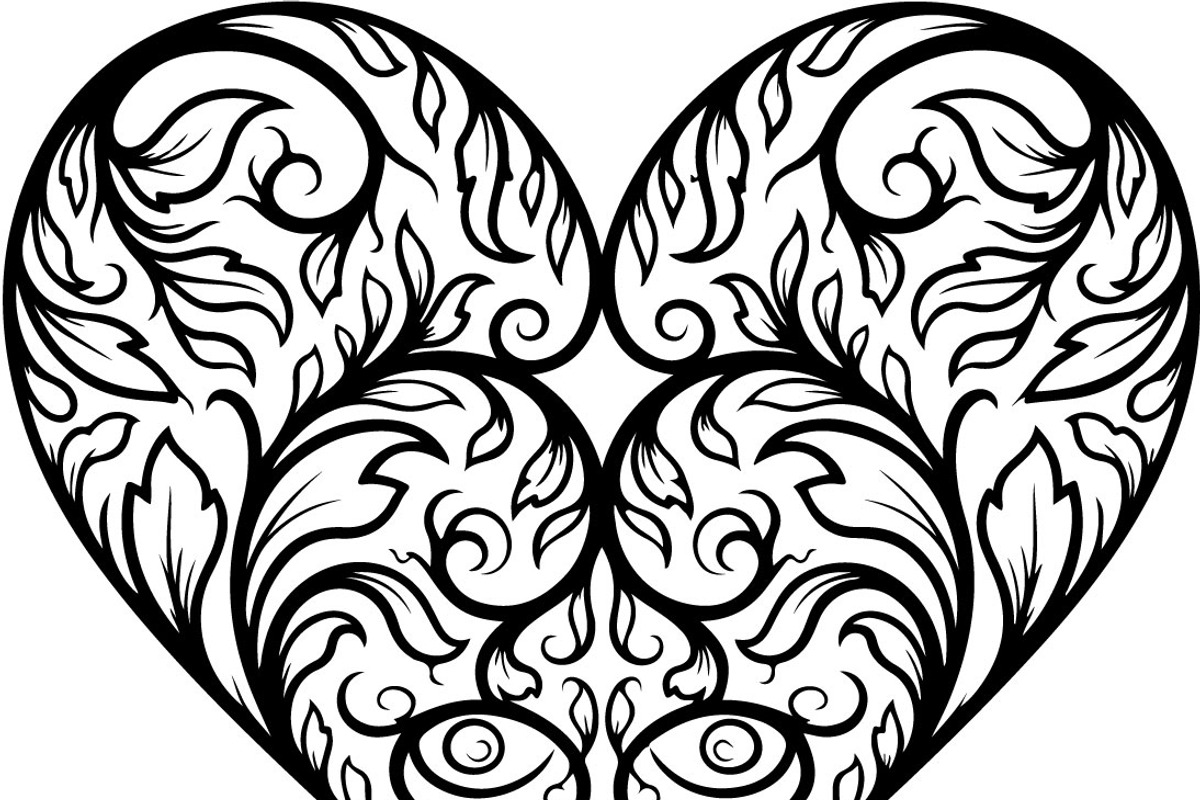 Decorative Heart Silhouette Bundle, an Illustration by Designs_River (Photo 9 of 45)