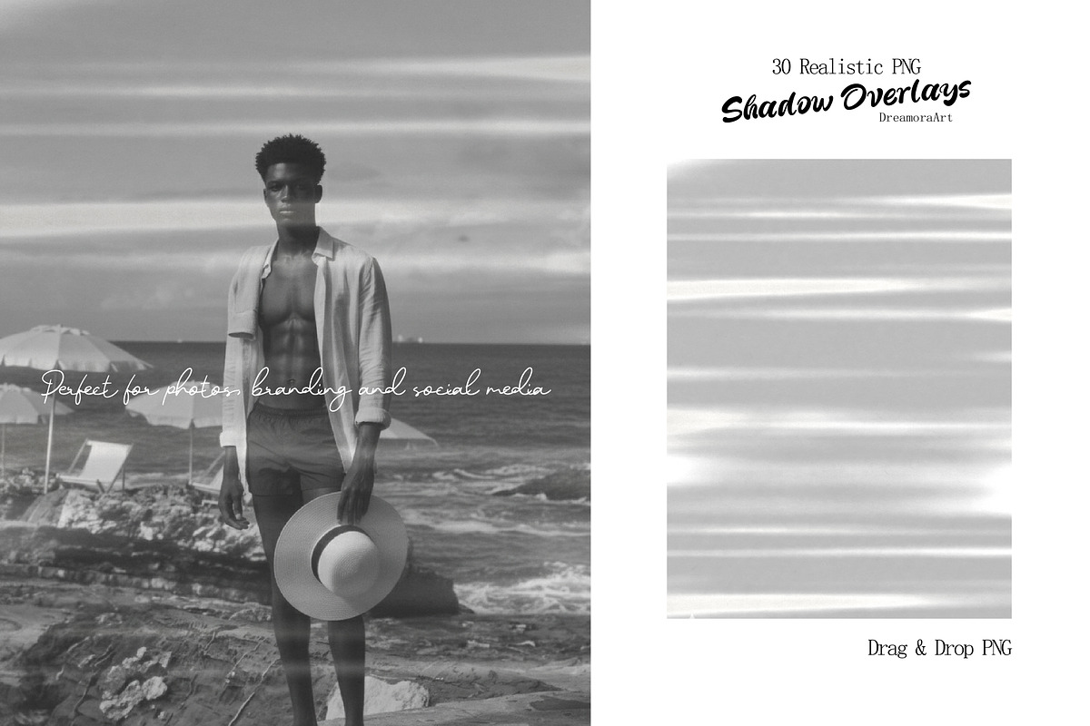 Natural Shadow Overlays 30 PNG, a Texture Graphic by DreamoraArt (Photo 9 of 16)