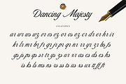 Dancing Majesty–Elegant Calligraphy, a Script Font by Fikryal Studio (Thumbnail 15 of 15)