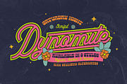 Saturday Night Font Family, a Script Font by Aiyari (Thumbnail 5 of 14)