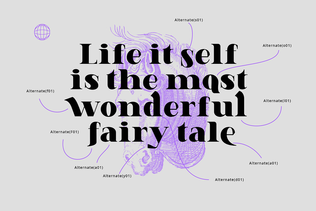 Greevil Display Font, a Serif Font by Damelev (Photo 9 of 9)