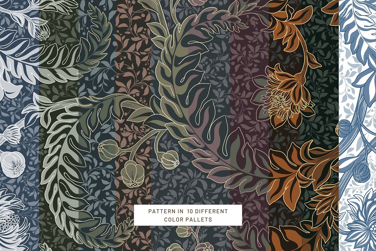 Silver Fern  Serenade Pattern, a Pattern Graphic by MouseGrey (Photo 12 of 13)