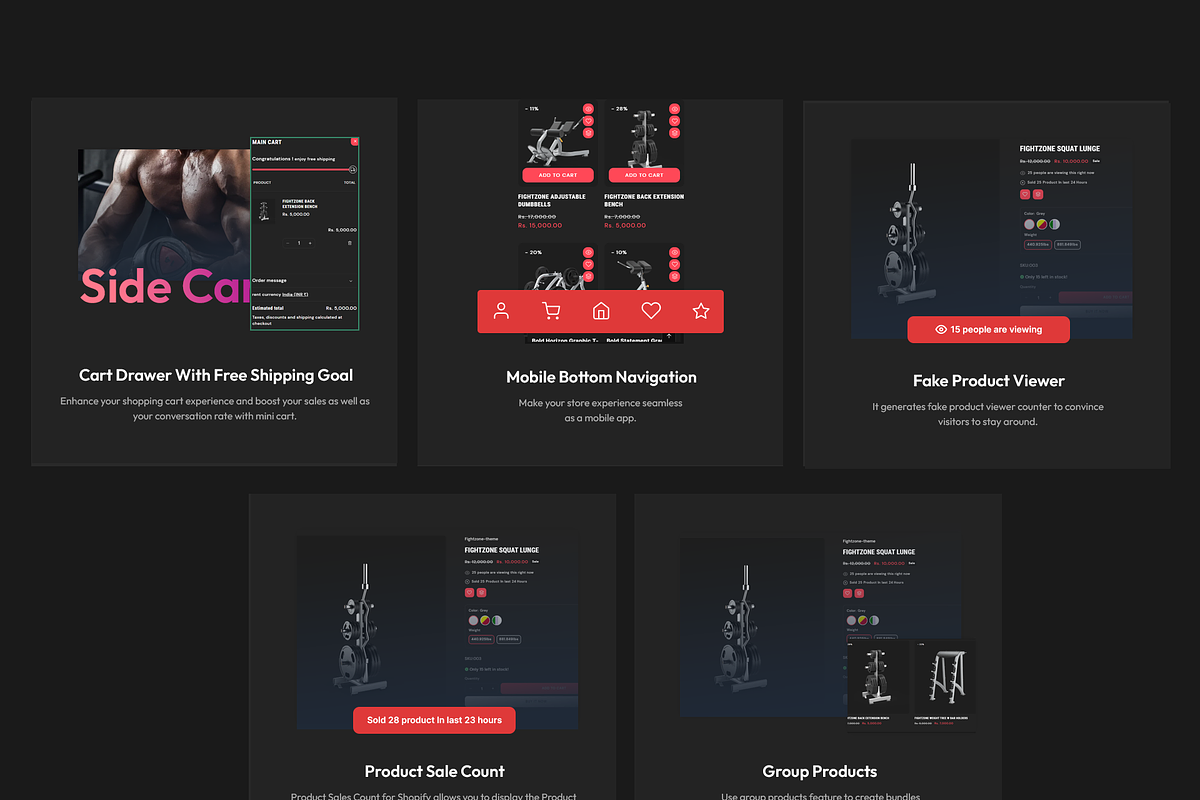 Gym & Fitness Equipment Shopify 2.0 preview 4