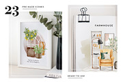 Watercolor Interior Creator, a Decorative Illustration by Kotulska (Thumbnail 2 of 18)
