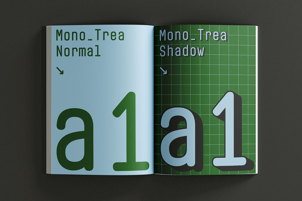 Mono Trea, a Sans Serif Font by Fateh.Lab (Photo 3 of 14)