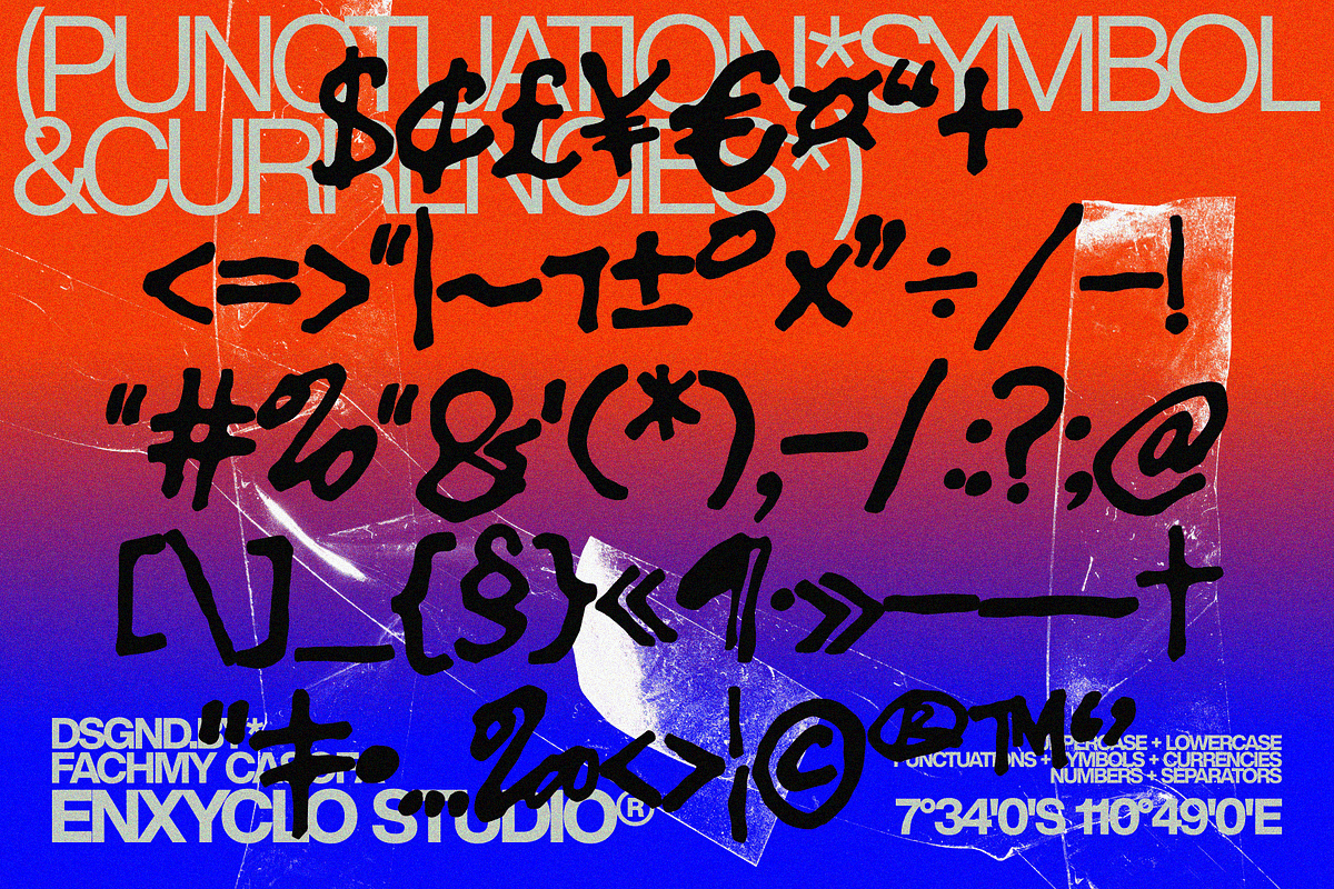 MEGAS — Raw Branding Font, a Handwritten Font by Enxyclo Studio (Photo 12 of 12)