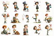 Quirky Valentine Boy Clipart, an Illustration by OK Design (Thumbnail 2 of 6)