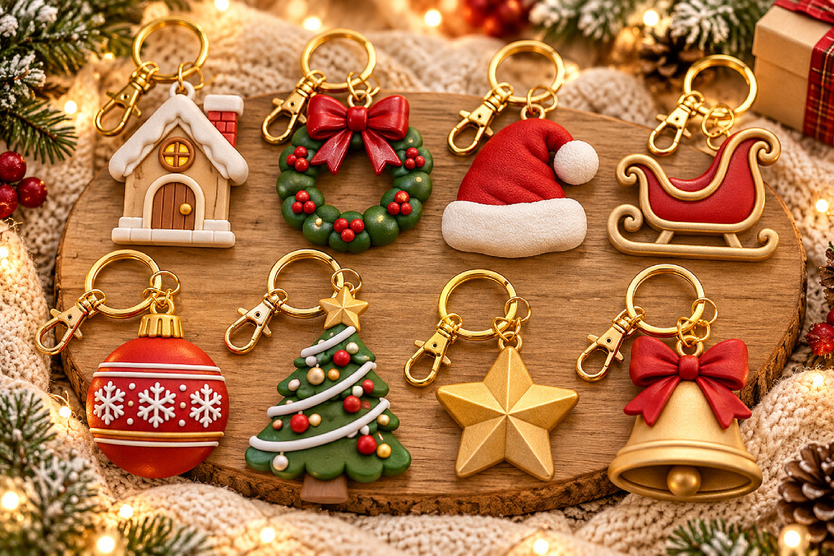 Cute Christmas Charm 3D STL, an Object 3D Model by Layerology (Photo 3 of 3)