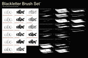 Blackletter Pro Brushes / Procreate, a Brush Add-On by the Fontmaker (Thumbnail 2 of 19)