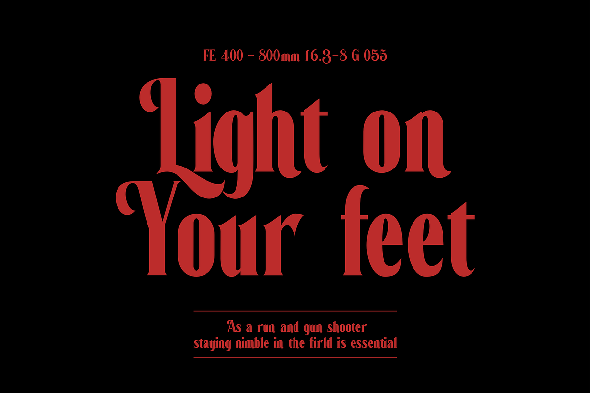 Muflesh - A Classic Bold Display, a Font by zamjumps (Photo 3 of 9)