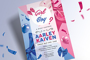 Gender Reveal Party Invitation, an Invitation Template by Aarley Kaiven (Thumbnail 3 of 3)