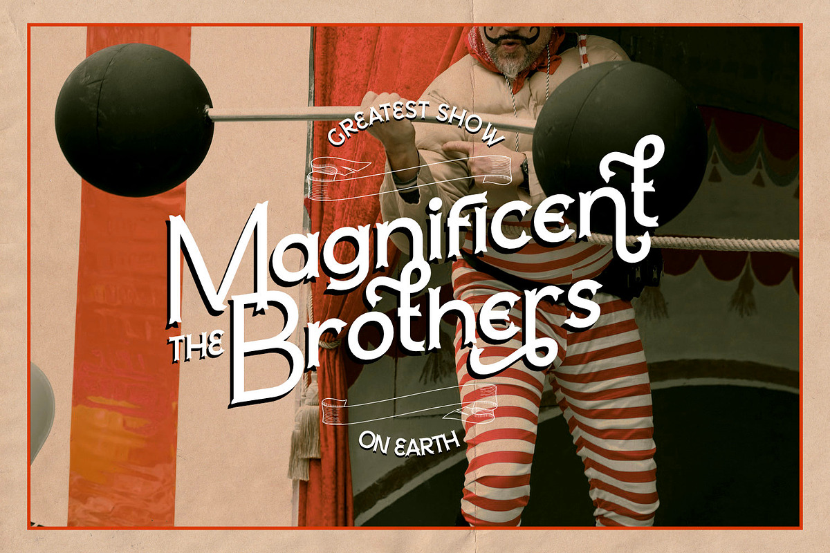 Le Cirque - Parade Type, a Font by ikiiko (Photo 2 of 7)