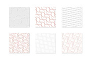 Rippled Seamless Patterns v.1, a Pattern Graphic by Curly_Pat (Thumbnail 3 of 8)
