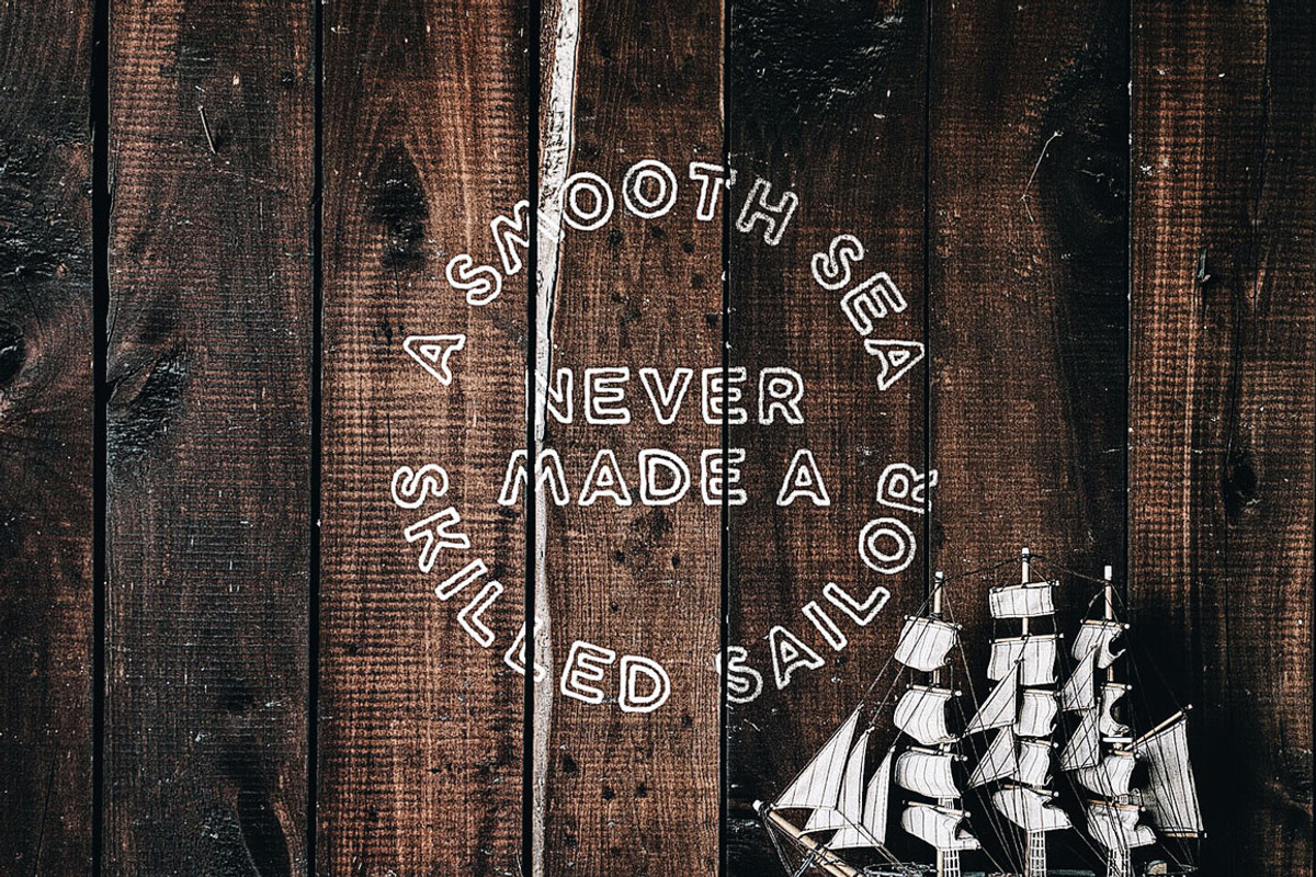 Woodland Font preview 5