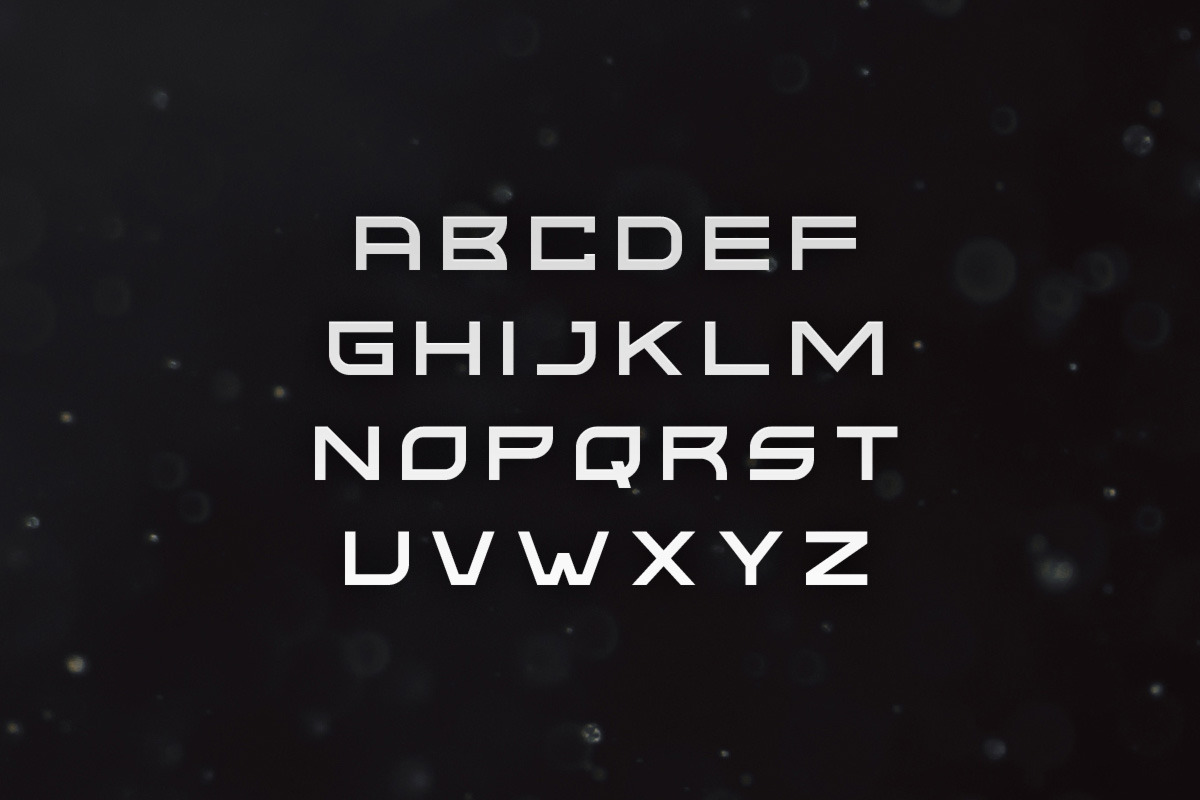 Kusanagi - Futuristic Font preview 2
