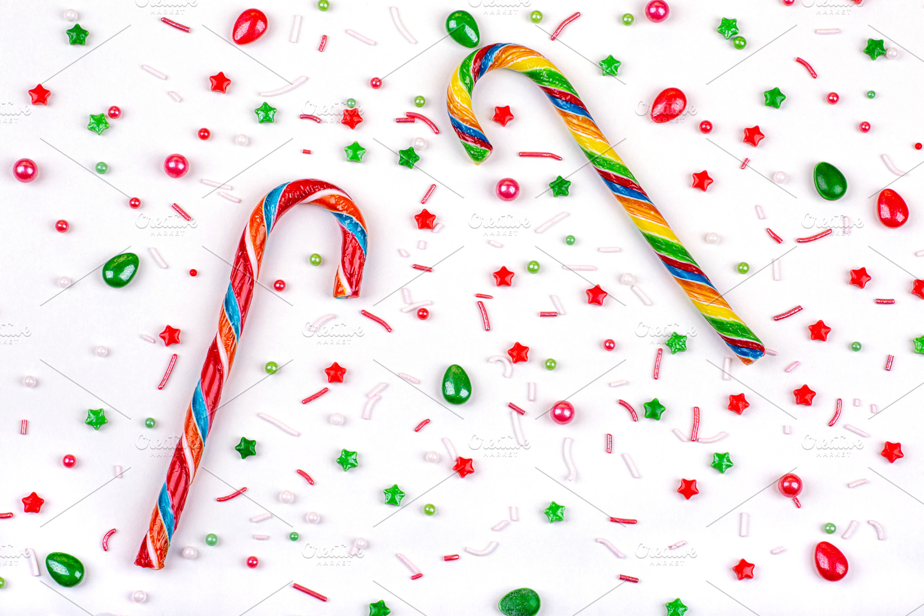 christmas candy background, a Holiday Photo by Photo for You