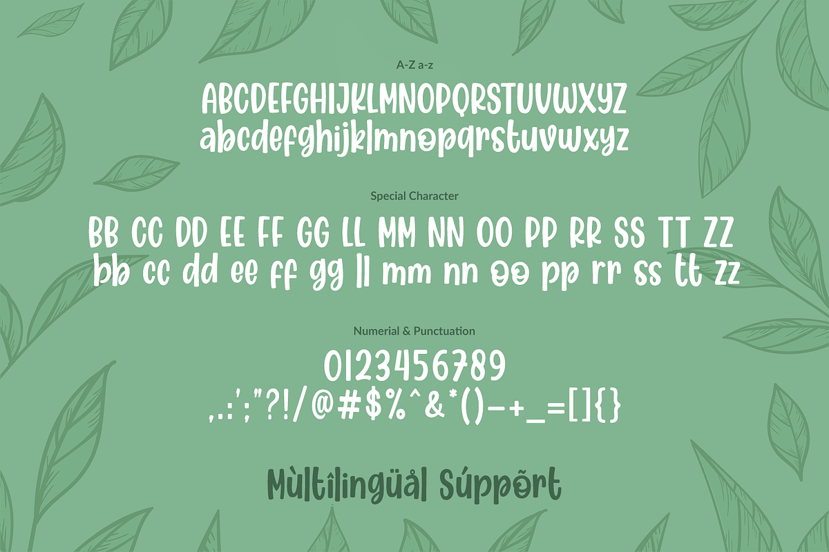 Cafe Matcha, a Font by Orenari (Photo 6 of 7)