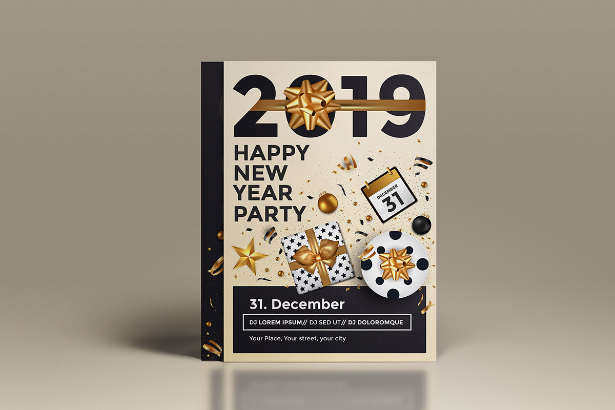 Set of 10 Christmas Party Flyers, a Brochure Template by Creative Graphics (Photo 5 of 15)