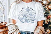 Summer Beach Seashell Doodle PNG, an Illustration by Sublimation Artist (Thumbnail 5 of 9)