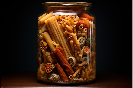 Traditional Italian pasta. Generate, a Food & Drink Photo by Ylivdesign