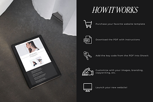 Showit Photographer Website Template