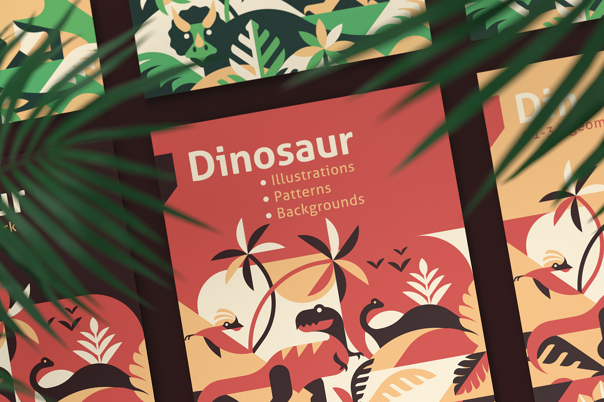 Dinosaur illustrations & patterns, an Animal Illustration by Alexey Boychenko (Photo 1 of 8)