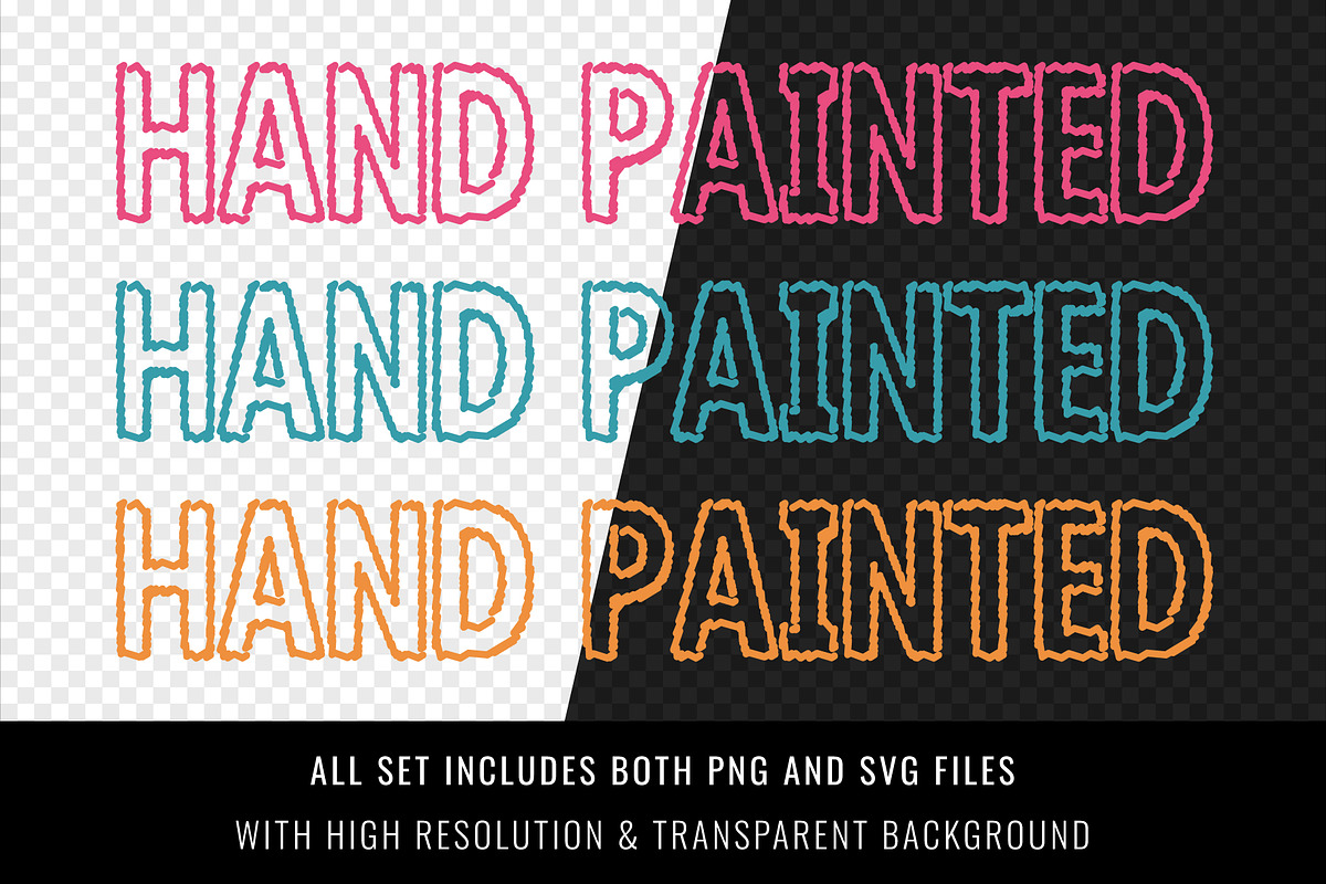 Hand Painted Watercolor Font, a Handwritten Font by Font Craft Studio (Photo 3 of 6)