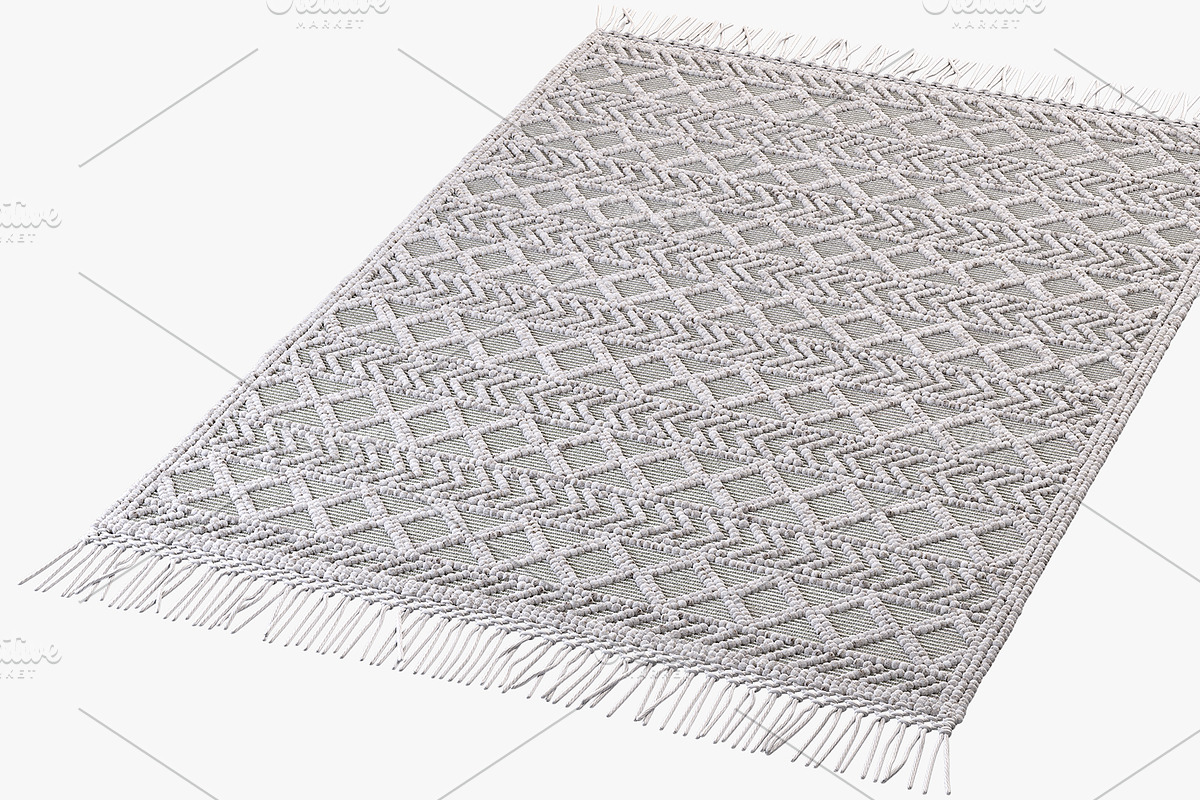 nuLOOM Dot Aztec Indian rug 3d model, a Furniture 3D Model by 3dmitruk (Photo 4 of 9)