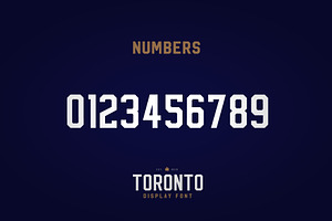 TORONTO DISPLAY FONT