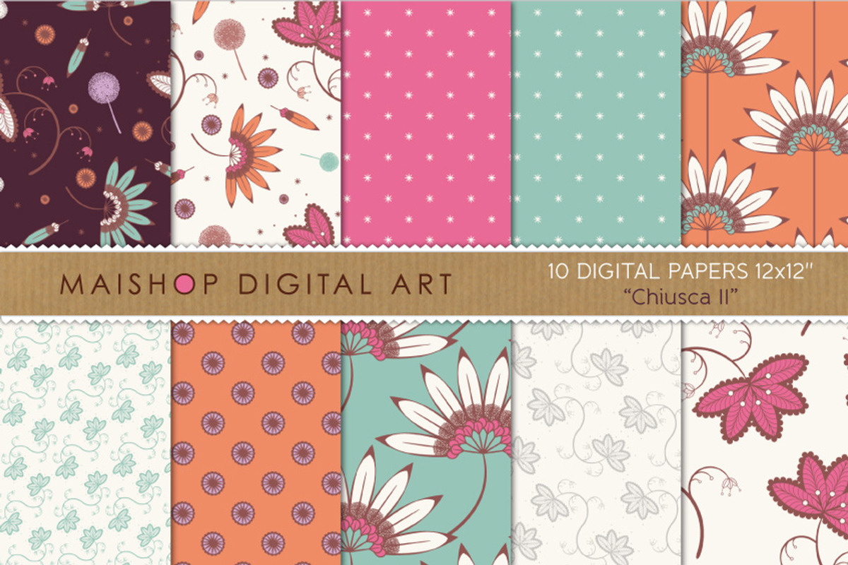 Digital Paper Chiusca Set 02