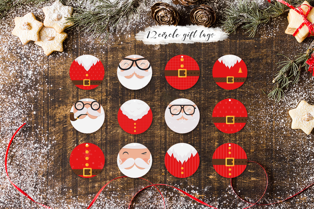 Santa Claus tags and cards, an Object Graphic by DariSmartArt (Photo 9 of 14)